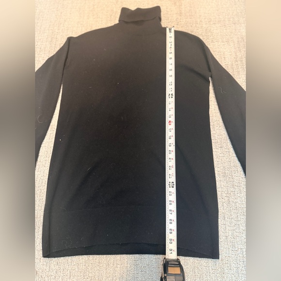 Everlane Cashmere Black Turtleneck Dress size Small - Picture 4 of 7